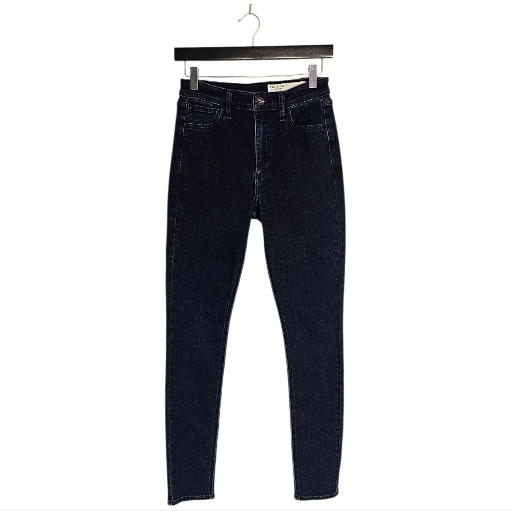 Rag & Bone‎ Tina High Rise Full Length Skinny Dark Blue Jeans 25 NWT